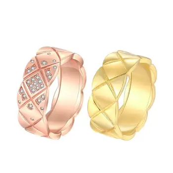 

Brand Statement Ring 925 Sterling silver Pave cz Luxury Promise Wedding Band Rings for Women Bridal Party Finger Jewelry