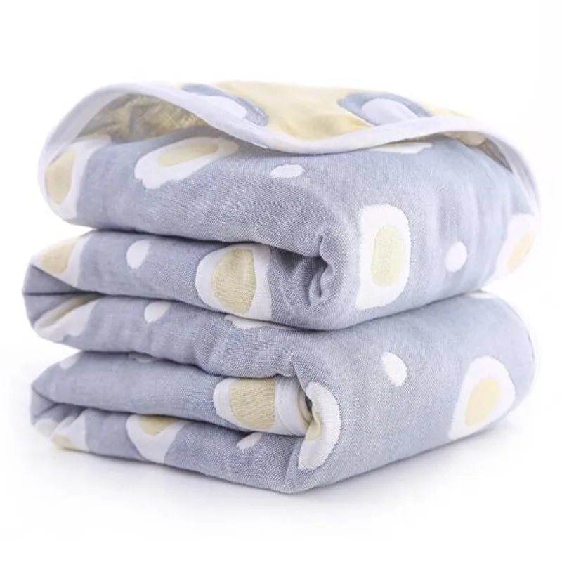 Newborn Baby Swaddle Wrap Muslin Cotton Blankets 120*150cm Baby Towel Covered With Cotton Gauze Blanket Baby Blanket
