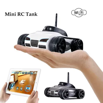 

Remote Control Toy Happy Cow 777-270 Mini WiFi RC Car with Camera Support IOS phone Android Real-time Transmission RC Tank