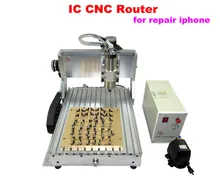 For iphone main board chip repair LY IC cnc router 3040 mould 10 in 1 CNC polishing machine to Russia free tax