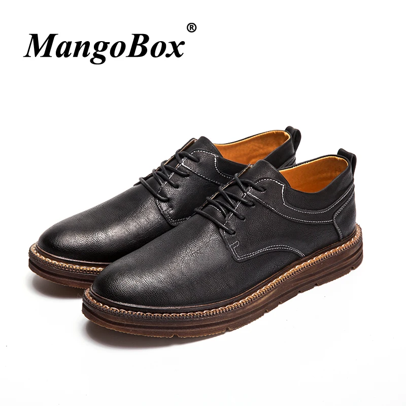

Man Casual Shoes Black Brown Martin Shoes for Male Autumn Winter Top Men Fashion Shoes 2018 Comfortable Anti-slip Flat Footwear