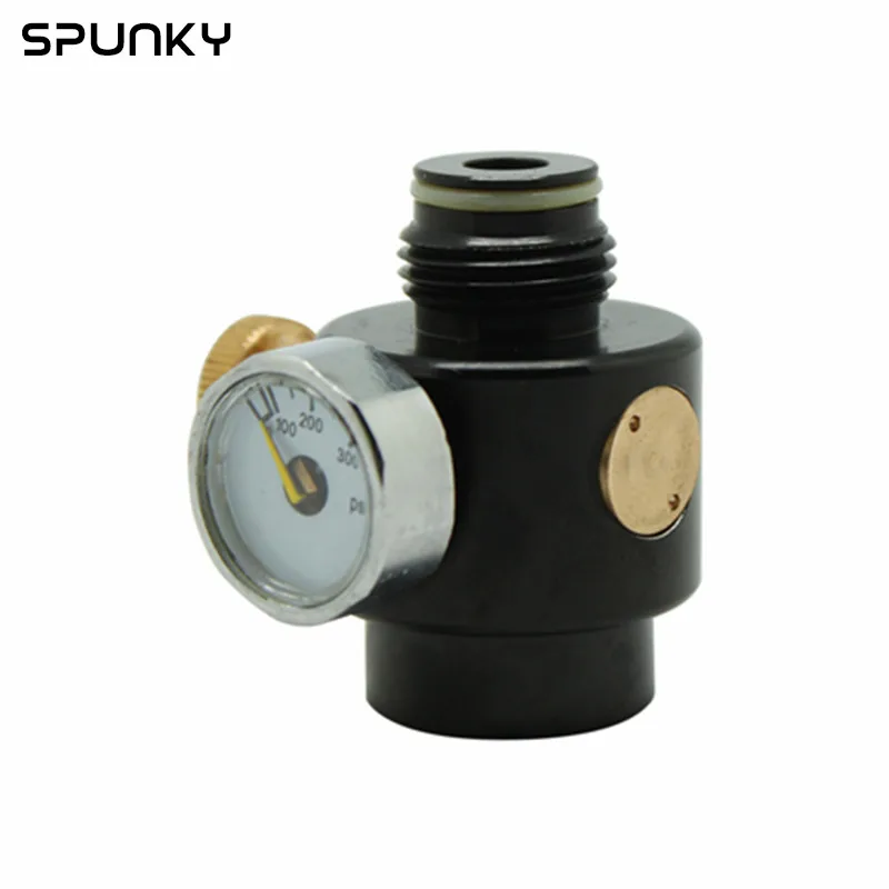 Paintball Tank Cylinder Adjustable Regulator Output Pressure 0 300psi 0