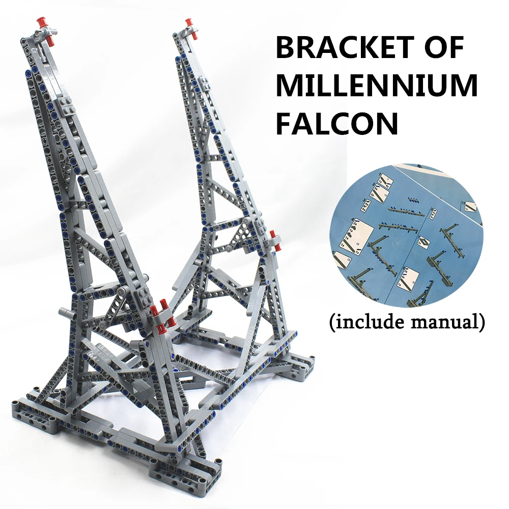 Présentoir Vertical MOC pour jouets millénium Compatible faucon No.05132 et No.75192 modèle de collection ultime