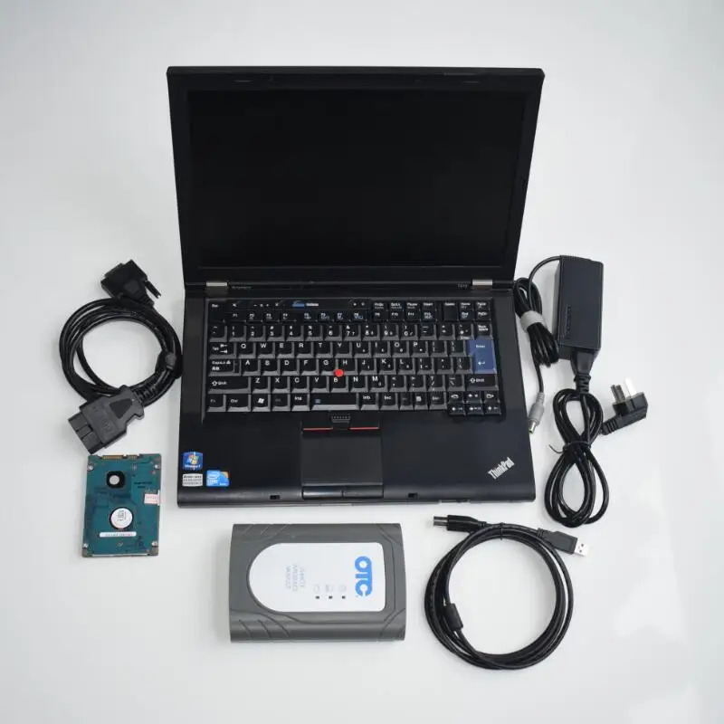 Профессиональный HDD/SSD ноутбук T410+ OBD сканер для TOYOTA IT3 OTC Global Techstream GTS OTC VIM диагностический инструмент использовать непосредственно DHL