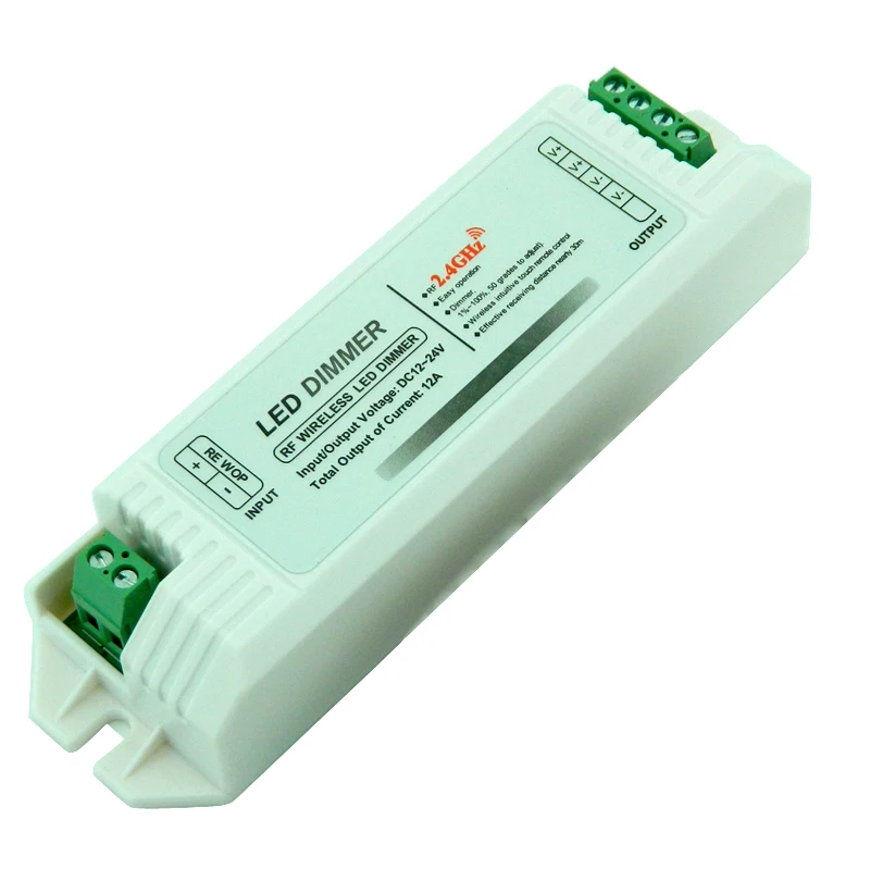 

2.4G 4 zone led dimmer dimming(single color ) led controller plastic shell for led strip light