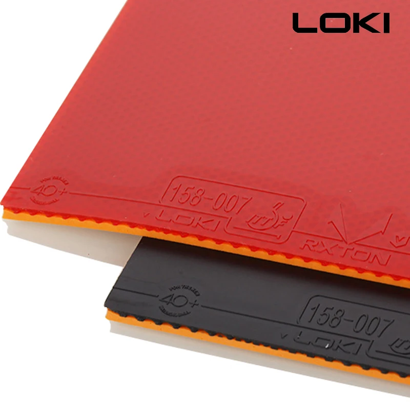 Полуклейкая резиновая губка LOKI RXTON1 RXTO3 5 ITTF для настольного тенниса пинг
