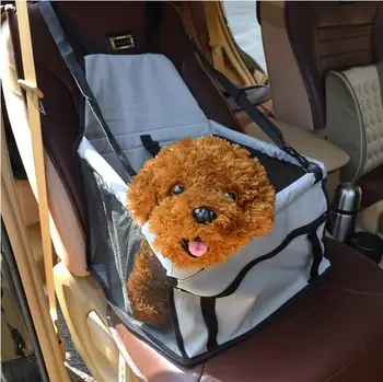 

2016 new high quality Foldable Pet Dog Cat Car Crate Lookout Booster Seat Bag Carrier Travel Bed car seat cover