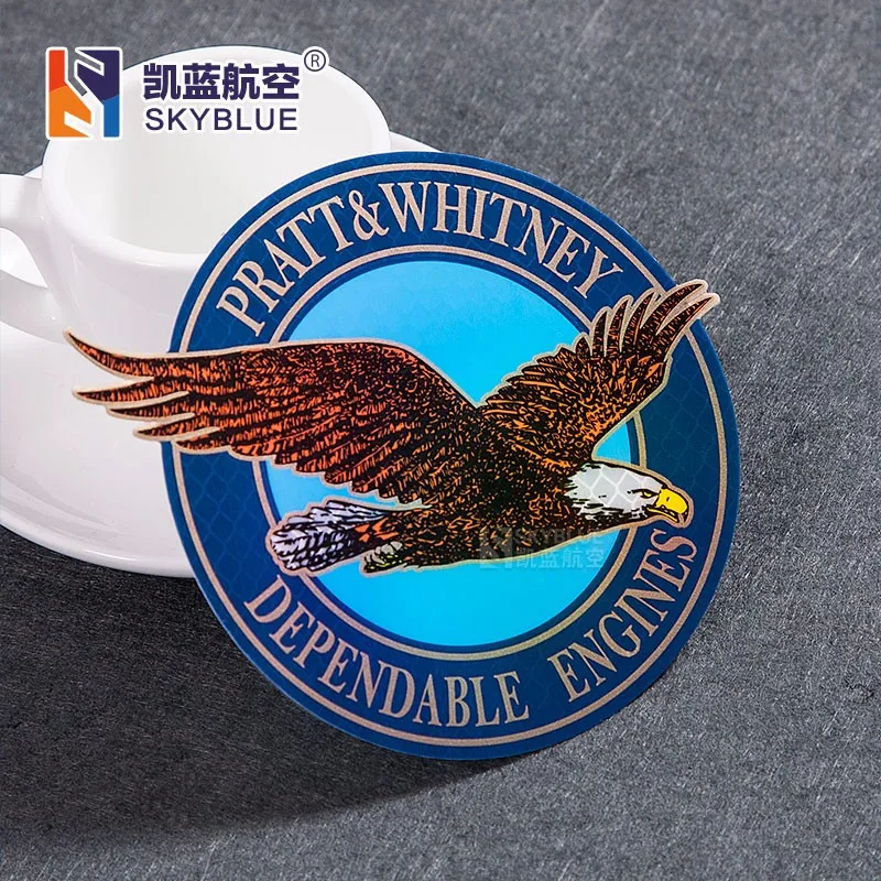 Pratt Whitney логотип Летающий орел автомобиль багажная Наклейка на мешок светильник отражающий личность украшение подарок