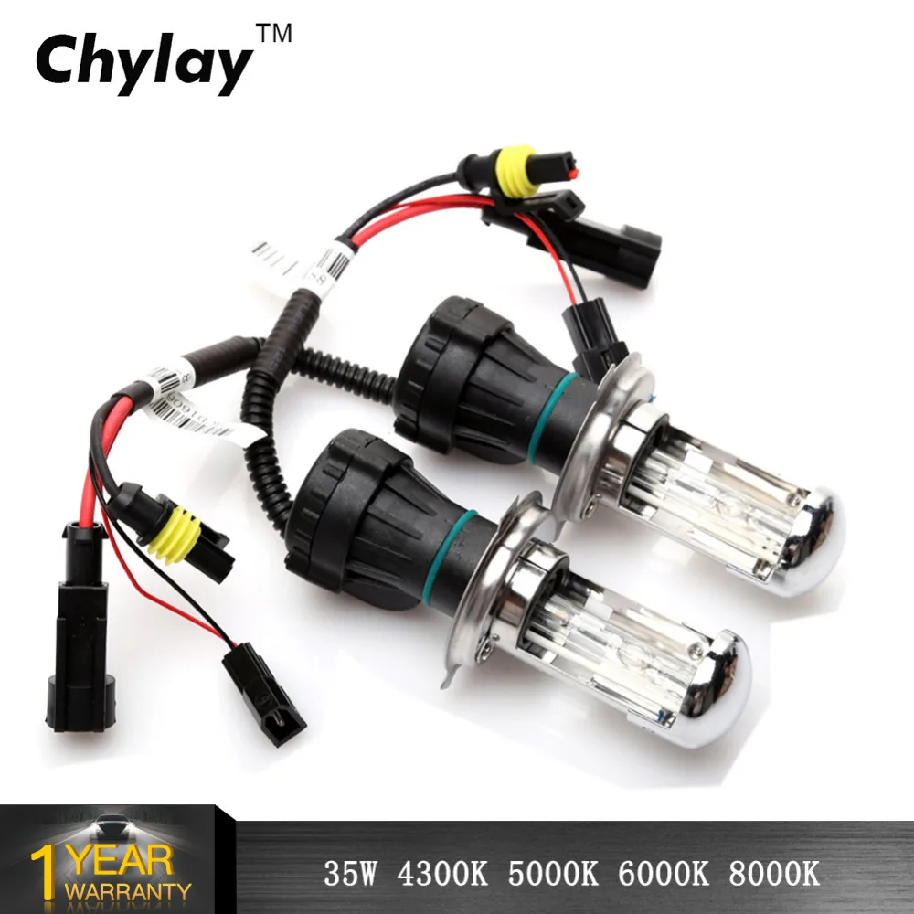 2 шт. bi xenon H4 ксеноновых ламп HID 35 Вт H13 9004/9007 Замена лампы фара 4300K 5000K 6000K 8000K h4