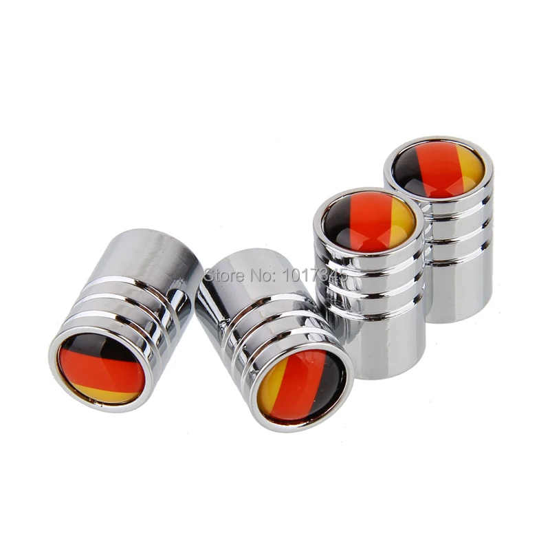 DHL free 100set Auto SS Lengthened Tire air caps Wheel Tire Valve Caps