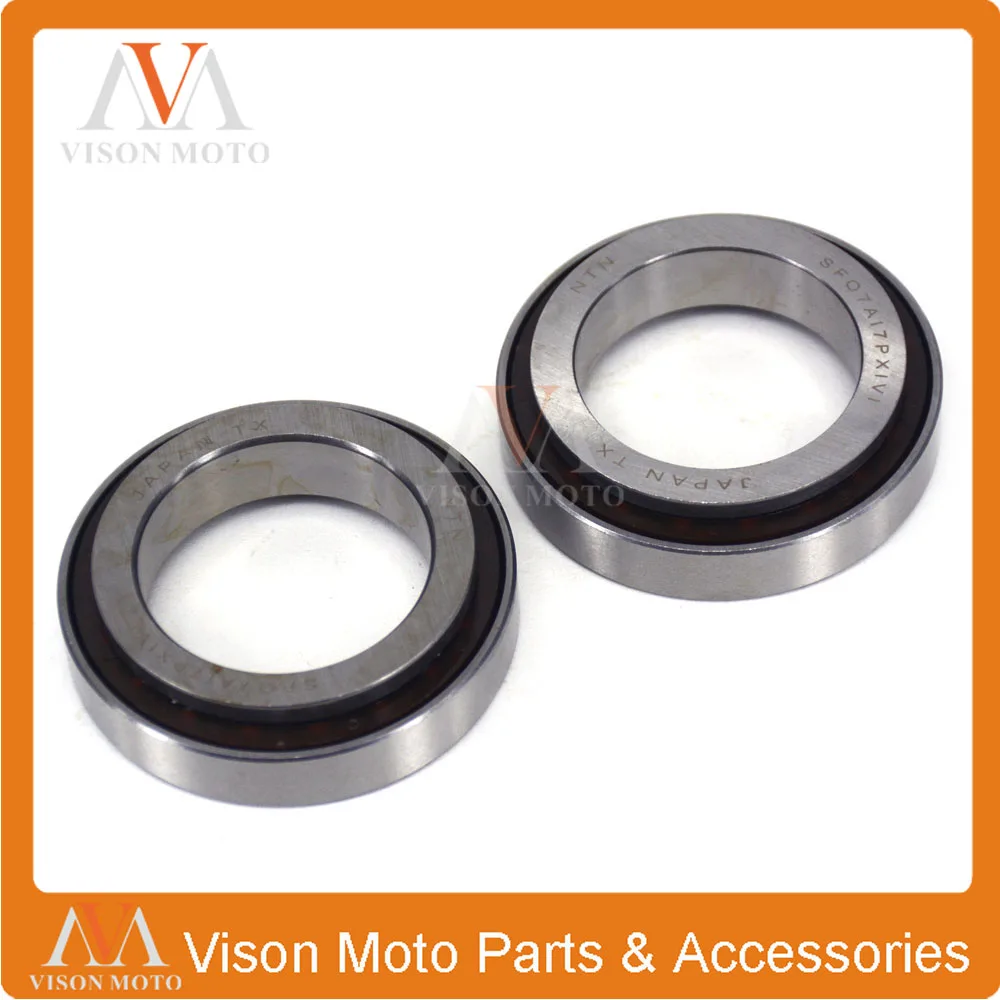 

2PCS Motorcycle Bearing Hub Steering Stem Steering Head For KAWASAKI ZX10R ZX-10R ZX12R ZX14R ZX-14R ZX6R ZX-6R ZX6RR ZZR1200