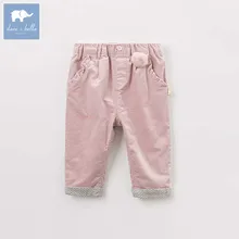DB8421 dave bella/осенние штаны для маленьких девочек детские длинные штаны для малышей
