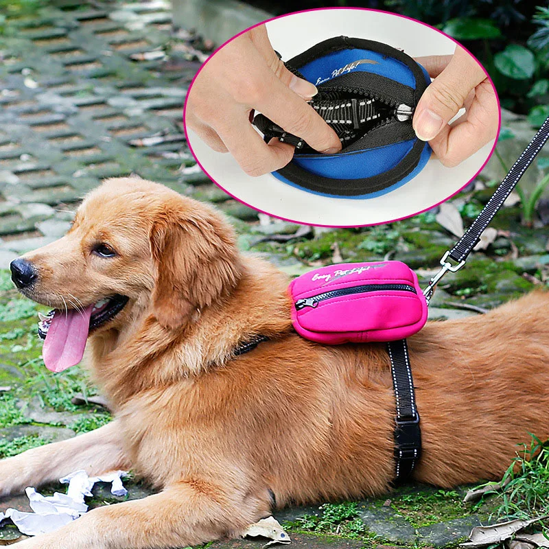 Reflective Big Large Dog Pet Cat Harness Vest And Leash With Dog Bag
