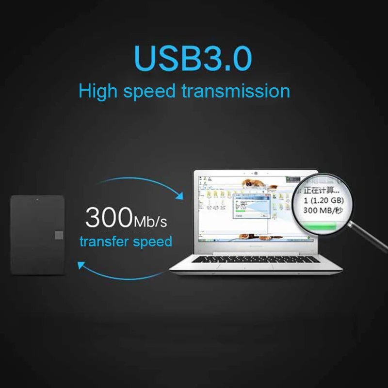 USB 3,0 SATA 2,5 дюймов жесткий диск Внешний корпус HDD Мобильная диск Box Дело SL @ 88