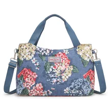 Женская сумка для мамы, сумки для подгузников с цветочным принтом, водонепроницаемая сумка для пеленки для ухода за ребенком MBG0153
