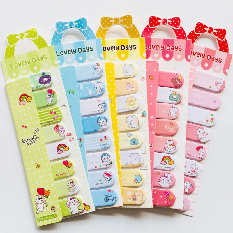 A55 120 страниц/упаковка милые блокноты для записей с кроликом|planner stickers|sticky notesmemo pad |