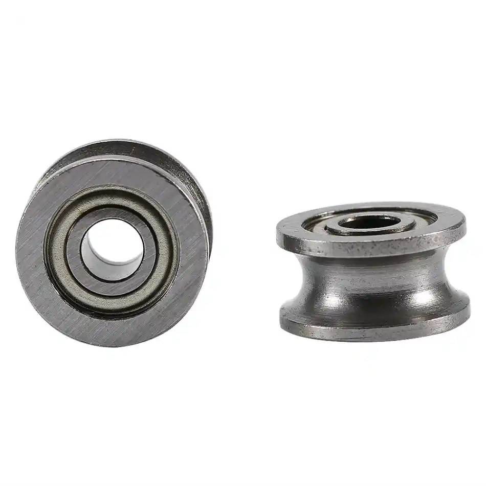 Oumij 10pcs U624ZZ U Groove Roulement /À Billes Poulie De Guidage Pour Rail Syst/ème Syst/ème de Mouvement Lin/éaire 4 7mm 13