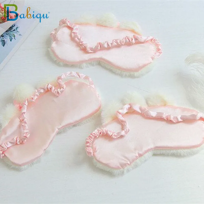 Babiqu 1pc 19cm Funny Creative Marie Cat Eye Mask Cover Cartoon Animal Plush Sleeping Mask Cute Anime Birthday Gift For Travel
