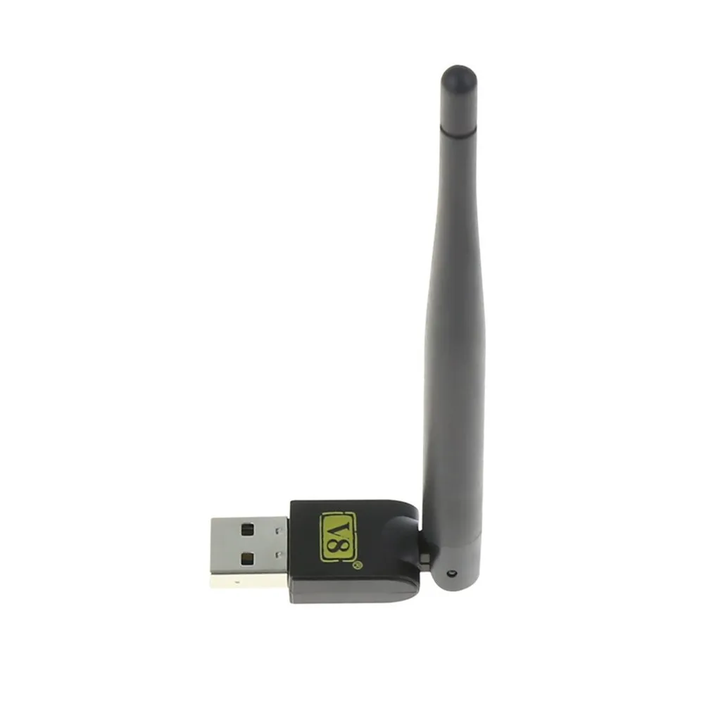 Цена RT5370 USB WiFi Беспроводная Антенна LAN адаптер для Openbox V7 V8 супер для ТВ-приставки стабильный сигнал 2шт/5 шт