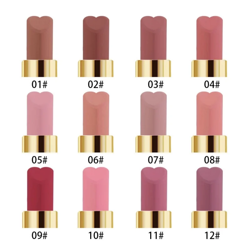 12pcs/lot Lip kit Matte Lipstick Cosmetic Waterproof Long Lasting Nutritious Velvet Red Tint Nude Batom Makeup Set NEW 12pcs/lot Lip kit Matte Lipstick Cosmetic Waterproof Long Lasting Nutritious Velvet Red Tint Nude Batom Makeup Set NEW