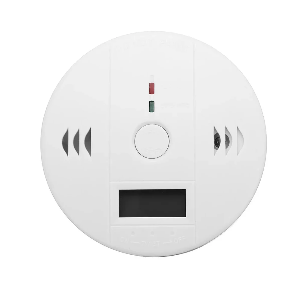 LCD Carbon Monoxide Detector CO Gas CO Carbon Monoxide Detector Sensitivity Detector Smoke Alarm Poisoning Smoke Fire Security