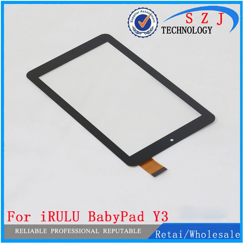 Новый 7-дюймовый сенсорный экран для планшета iRULU BabyPad Y3 дигитайзер стеклянный