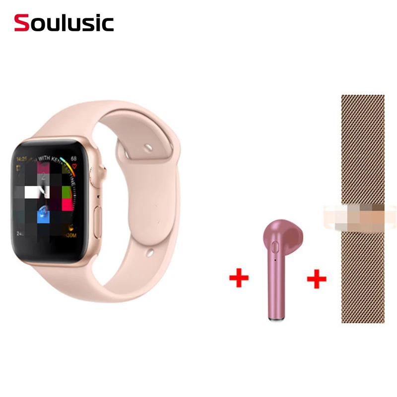 

Soulusic IWO 8 PLUS 44mm Smartwatch Watch 4 Heart Rate Smart Watch Case for iPhone Android phone IWO8 5 9