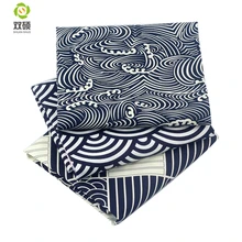 Черный Принт Цветочная Хлопчатобумажная Ткань Хлопок Жир Qarters пачка ткань для отделочная ткань для дома лоскутное ремесло 40*50 30 шт./лот