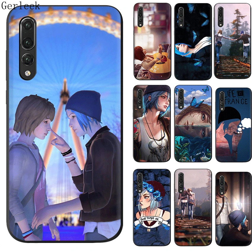 Черный мягкий чехол из ТПУ для Huawei P8 P9 P10 Lite P20 Pro MINI 2015 2016 2017 P Smart Shell|Чехлы-накладки|