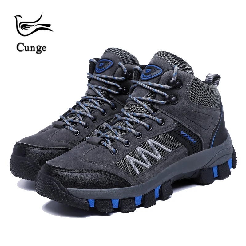 Cunge Mans походная обувь для альпинизма Брендовая обувь для атлетов треккинговые спортивные противоскользящие Походные сапоги мужские уличные кроссовки