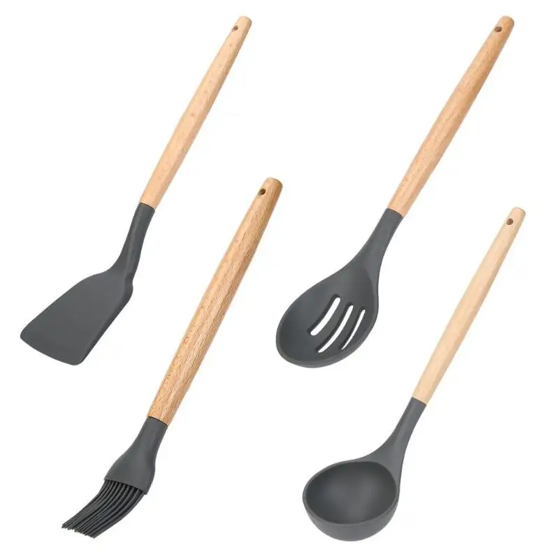 

Non-stick Wood Spatula Kitchen Cooking Dinner Food Shovel Cookware Utensils
