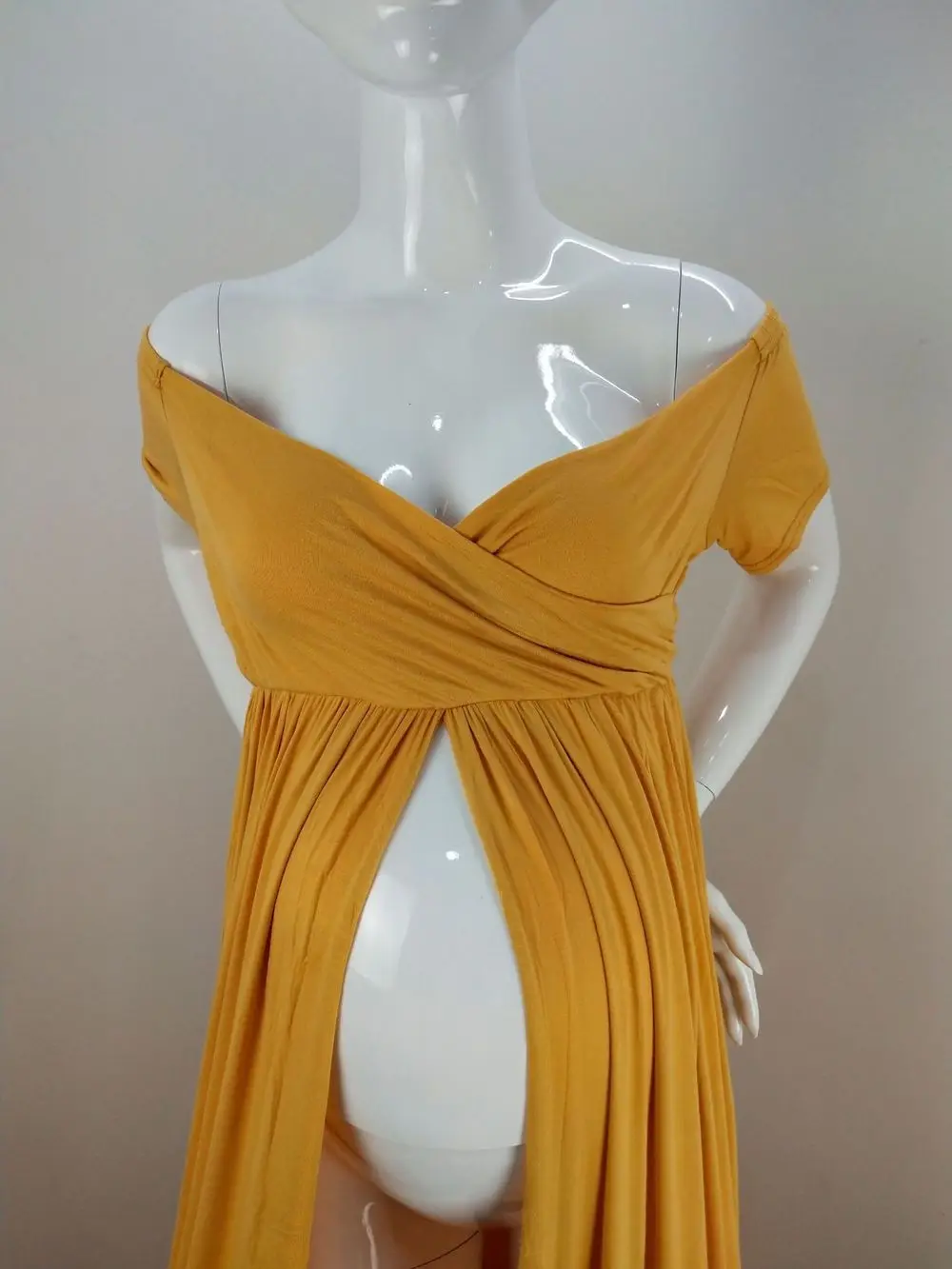 Sexy Maternity Photography Props Maternity Dresses Off Shoulder Maternity Gown For Photo Shoots 2019 New Women Pregnancy Dress (10)