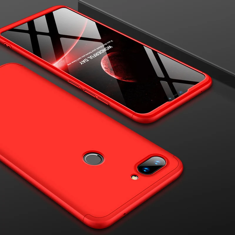 360 Полное покрытие чехол для Xiaomi mi макс 3 играть 8 Lite 9 Se mi x 2s Red mi Note 7 8 Pro 8A 7A 6A S2 K20 A1 A2 mi A3 9T чехол s бампер - Цвет: All Red