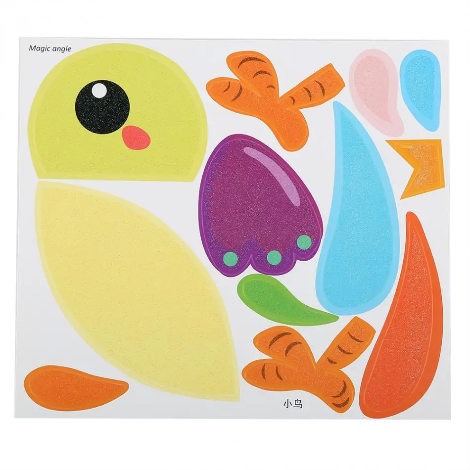 Красочные пластины для Радуга бумаги плиты DIY игрушки ручной работы/дети детская одежда с рисунком из мультфильма животных красочные бумаги диск для рисования и наклейки