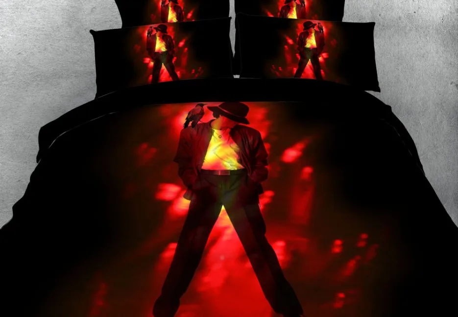Michael Jackson Bedding set Luxury Designer llama duvet