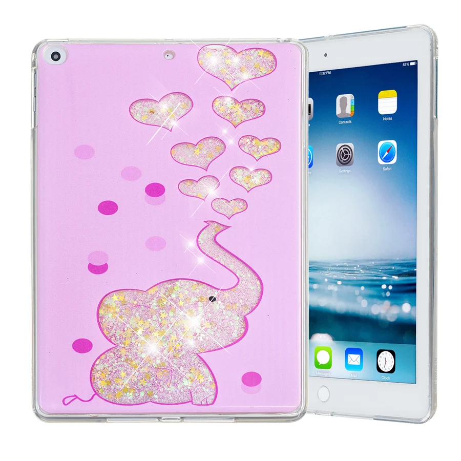 Чехол для Apple iPad Air 2 чехол планшета блестящая задняя крышка блестящий зыбучий