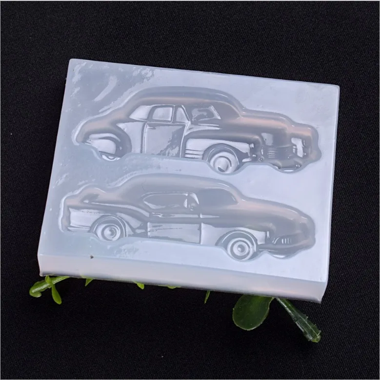 

Transparent Silicone Mould Resin Decorative Craft DIY Double small car shape Type epoxy resin molds for jewelry making