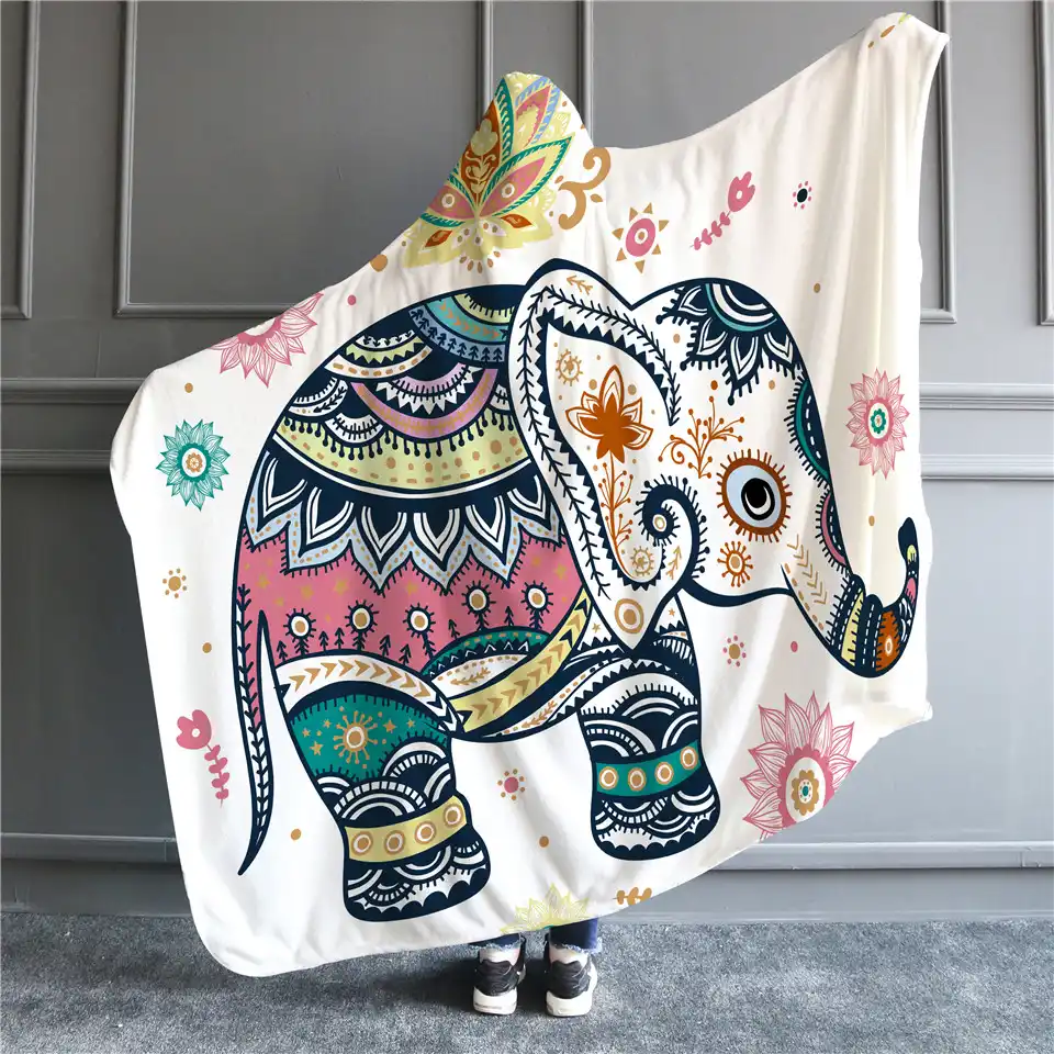 Beddingoutlet Rainbow Elephant Hooded Blanket For Adults Sherpa Fleece Mandala Flower Wearable Throw Blanket Hippie Boho Bedding Blankets Aliexpress Beddingoutlet Rainbow Elephant Hooded Blanket For Adults Sherpa Fleece Mandala Flower Wearable Throw Blanket Hippie Boho Bedding Blankets Aliexpress