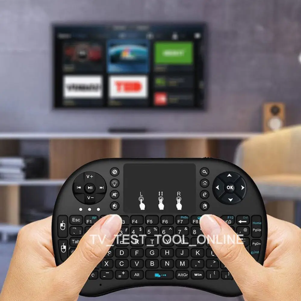 

TKDMR 2.4G i8 Mini USB Wireless Keyboard Touchpad Remote Control for Raspberry Pi 2 3 make your job "portable" free shipping