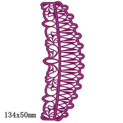 Специальная кружевная кромка металлическая пресс-форма DIY шаблоны для скрапбукинга бумажная карта фото изготовление ручной работы украшение тиснение трафарет - Цвет: H2127
