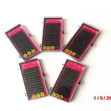 1 шт., индивидуальные шелковые ресницы, норковые ресницы расширение, идеальный J, B, C, D, расклешенные поддельные макияж ресниц