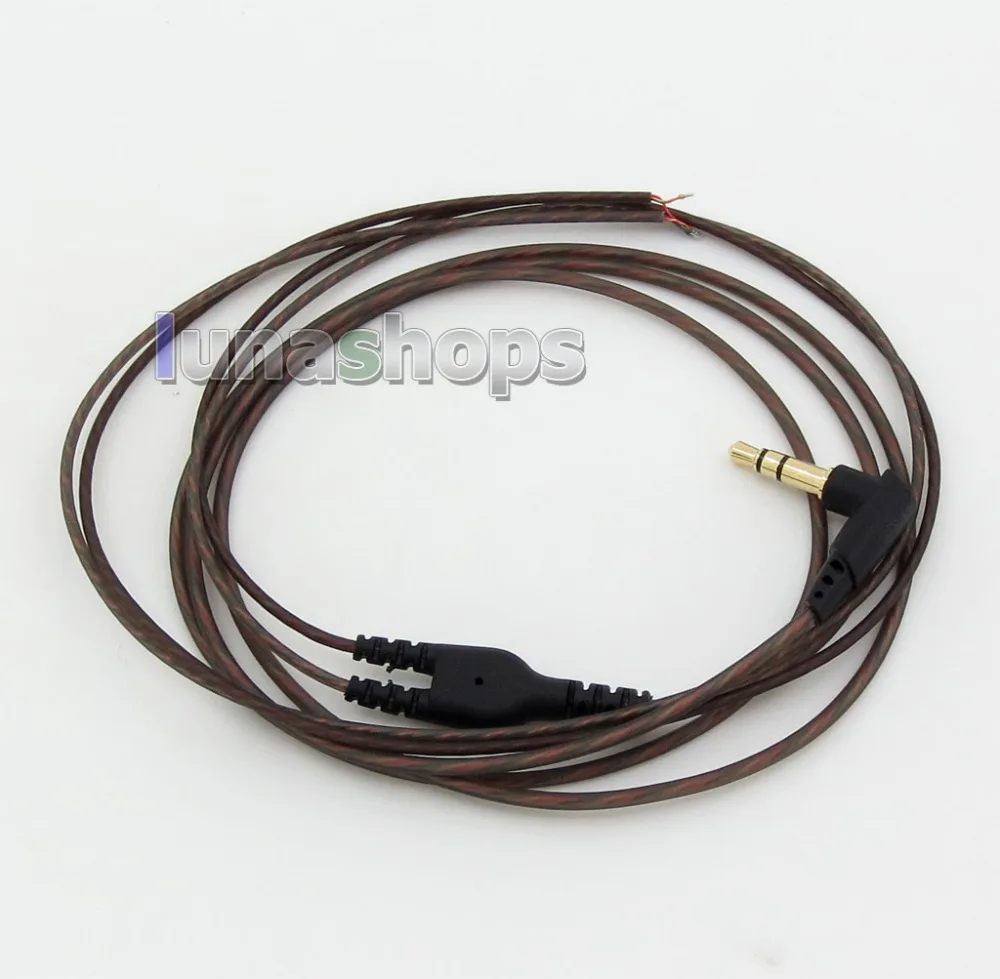 LN005870 полуготовый ТПЭ шкур ремонт наушников DIY коричневый 3 5 мм L образный