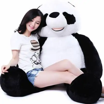 huge 180cm stuffed filling Giant Panda plush toy panda doll, hugging pillow ,sleeping pillow Christmas gift w0743