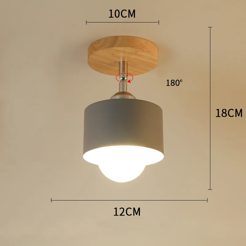 Современный потолочный светильник скандинавский плафон светодиодный потолочный светильник цветной плафон квадратный светильник для столовой кухни Lampara Techo - Цвет корпуса: 21