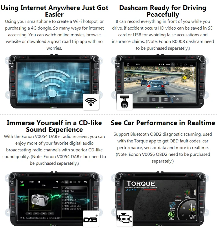 Cheap Android 8.0 Oreo OS 8" Car DVD Multimedia GPS Radio for Volkswagen Amarok 2010-2015 & Tiguan 2007-2015 & Sagitar 2005-2015 9