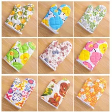 Термостойкая силиконовая перчатка моющиеся Пособия по кулинарии выпечки барбекю Микроволновая печь перчатки Пособия по кулинарии Кухня термостойкие хлопка перчатки