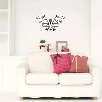 

Geometric Bat Vinyl Wall Stickers High Quality Removable Waterproof Poster Wall Decals Wall Stickers For Kids Bedroom SA008B