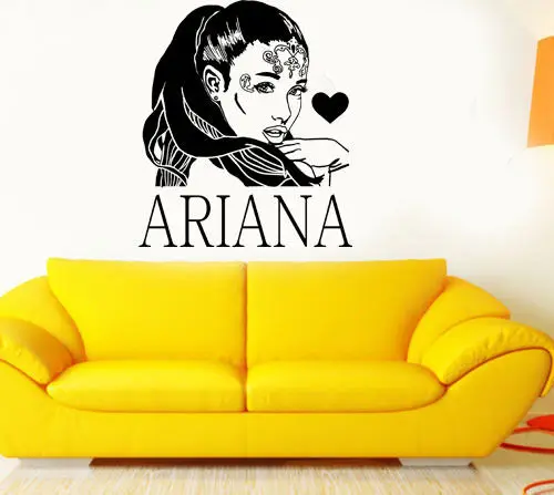 3d постер R & B певец звезда Ариана Гранде DIY настенные художественные стикеры