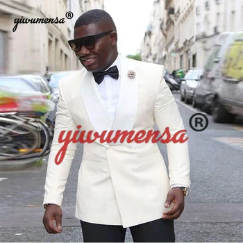 

Custume Homme Mariage Men Suits For Men Abito uomo Slim Fit Shawl Lapel Formal Suits For Men 2019 Custom Made Classics tuxedo