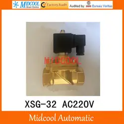 Обычно закрытым xsg-32 AC220V G 1 1/4 "двусторонней двухпозиционный высокого давления диафрагмы электромагнитный клапан